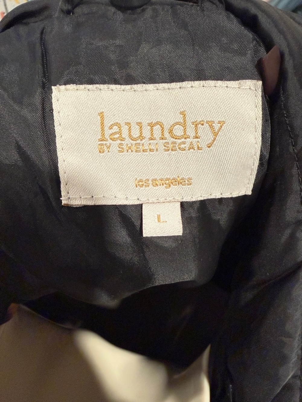 Laundry By Shelli Segal Women's Quilted Long Puffer Coat in Charcoal - Picture 2 of 7